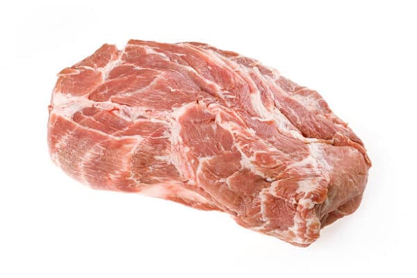 Frozen boneless pork shoulder