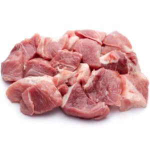 Frozen pork stew meat