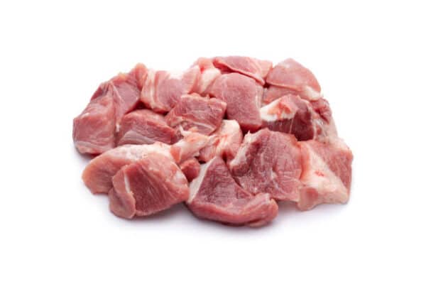 Frozen pork stew meat