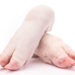 Frozen pigs feet