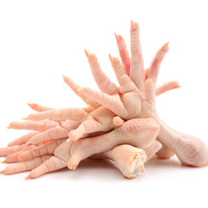 Frozen chicken paws