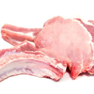 Frozen pork baby back ribs